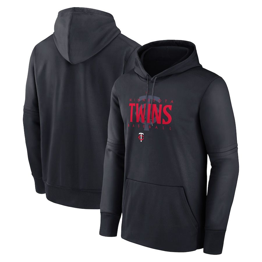 Men 2023 MLB Minnesota Twins black Sweatshirt style 1->milwaukee brewers->MLB Jersey